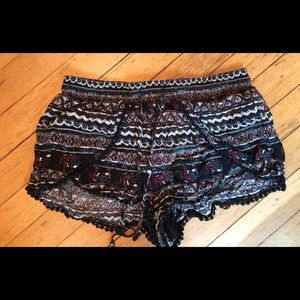 F21 Aztec Soft Shorts